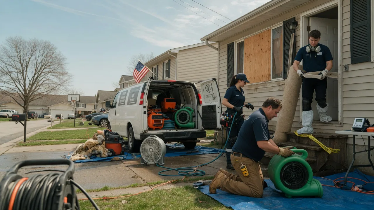 Water Damage Restoration in Van Alstyne, TX near me